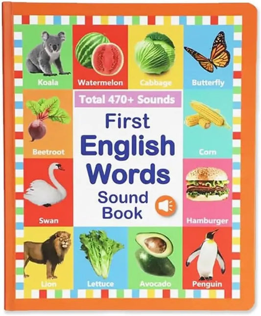 قارئ إلكتروني إنجليزي كبير باللون الأحمر [يعمل بالبطارية]