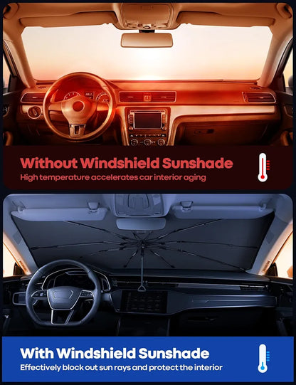 Premium Car Windshield Sun Shade | UV Heat Blocker for All Cars