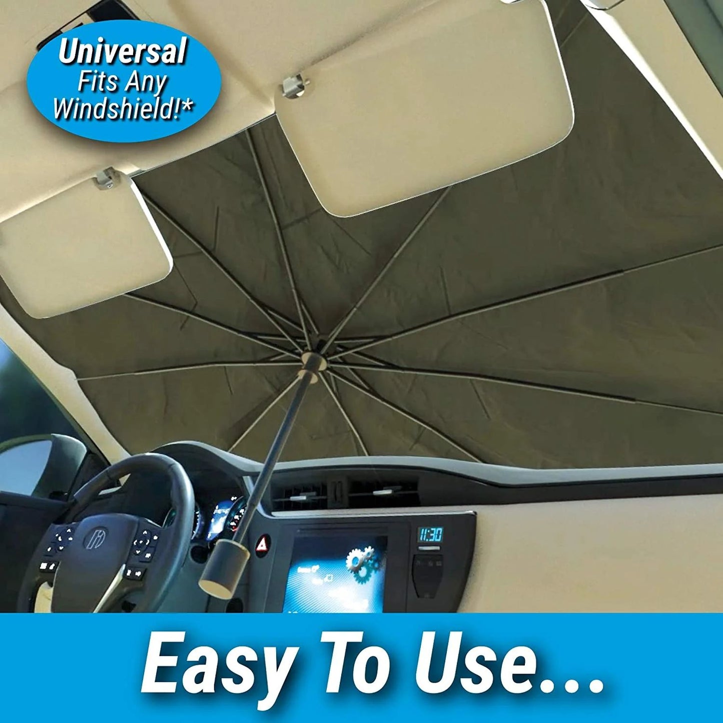 Premium Car Windshield Sun Shade | UV Heat Blocker for All Cars