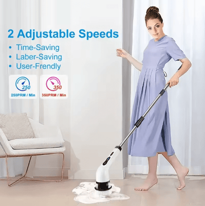 Electric Spin Cleaning Brush | Cordless 9-in-1