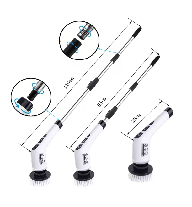 Electric Spin Cleaning Brush | Cordless 9-in-1