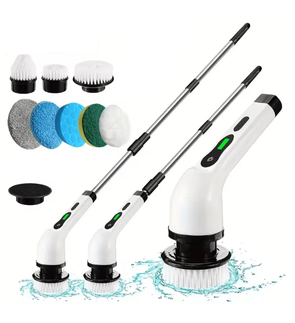 Electric Spin Cleaning Brush | Cordless 9-in-1